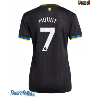 Manchester United Mason Mount #7 Tricou Fotbal Replică 2025-26 Femei Treilea